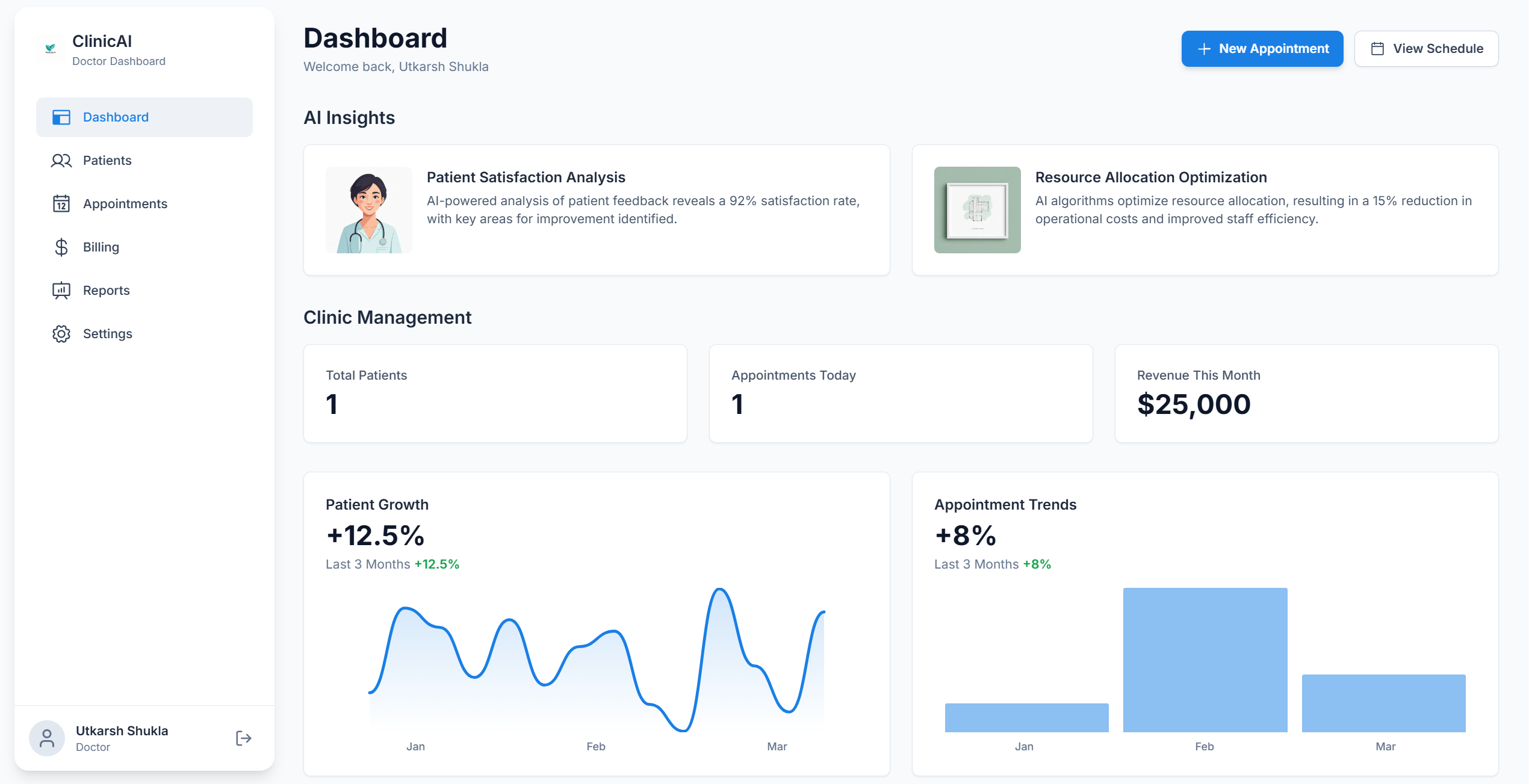 AI Power Doctor Management System
